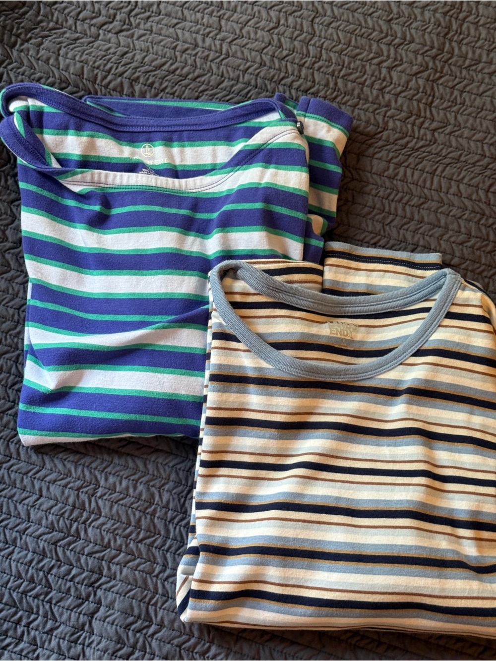 Lands End set of 2 womens shirts size L